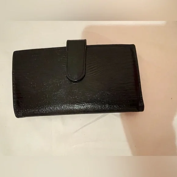Genuine Leather Black Wallet - Picture 8 of 11